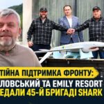 Очі для артилерії: Григорій Козловський та Emily Resort передали 45-й бригаді модернізований БПЛА Shark